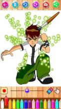 coloring ben 10 omnitrix ultimate alien omniverse截图2