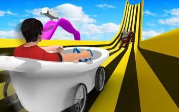 Mega Ramp Donuts Wheel Race - Impossible Stunts 3D截图5