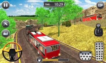 Hill Bus Racing Driving Simulator 2019截图2