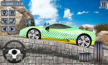 Real Taxi Mountain Climb 3D  Taxi Driving Game截图1