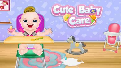 New Born Baby Sitting Babysitter Daycare Game截图2