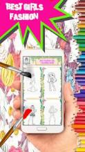 Nice Fashion Girl Coloring Book - Kids Coloring截图4