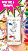 Nice Fashion Girl Coloring Book - Kids Coloring截图3