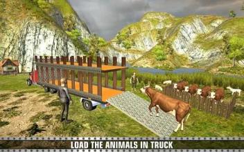 Eid Animals Farm Cargo Truck Game截图5