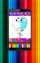 Gumballl Coloring Book for Darwin截图5