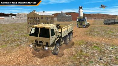 Army Cargo Truck Transport - World War 3截图2