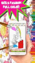 Nice Fashion Girl Coloring Book - Kids Coloring截图1