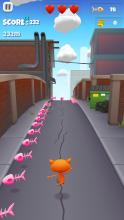 Cute Cat Candy Runner  Endless Kitty Kat Run截图3