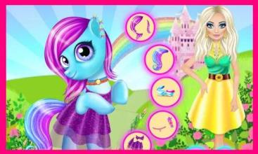 Princess Adorable Pony Caring截图2