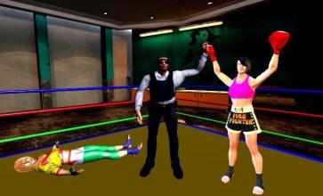 women fighting 3d  real girl wrestling games截图1