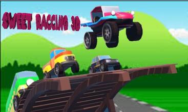 Sweet Racing Cars Cartoon 3D截图2