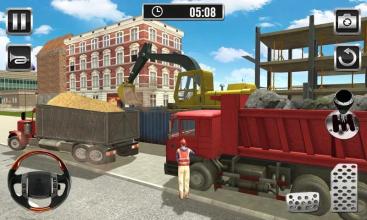 Real Excavator Driving Simulator  Digging Games截图1