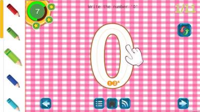 Tracing Letters and Numbers - Preschool free app截图3