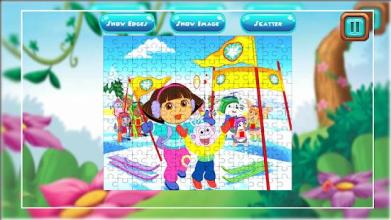 Jigsaw Puzzle Dora Girls Kids截图4