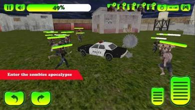 Zombie Car Survival : Drift Car Zombie Killer截图2