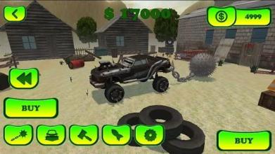 Zombie Car Survival : Drift Car Zombie Killer截图1