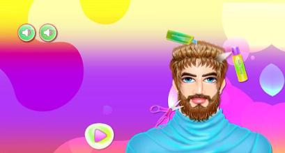 Virtual Barber Beard Shop - Hair Cutting Salon截图5