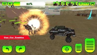 Zombie Car Survival : Drift Car Zombie Killer截图3