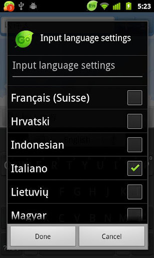 Italian for GO Keyboard截图3