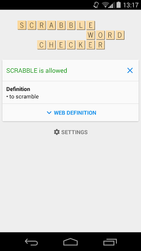 SCRABBLE Word Checker截图1