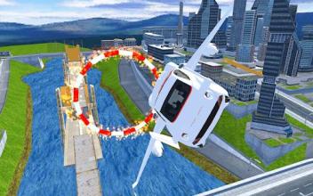 Futuristic Flying Car Real Drive 3D 2018截图4