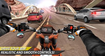 Moto Rider In Traffic截图3