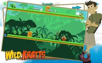 Wild Aviva Run Kratts - Jungle rescue adventure截图2