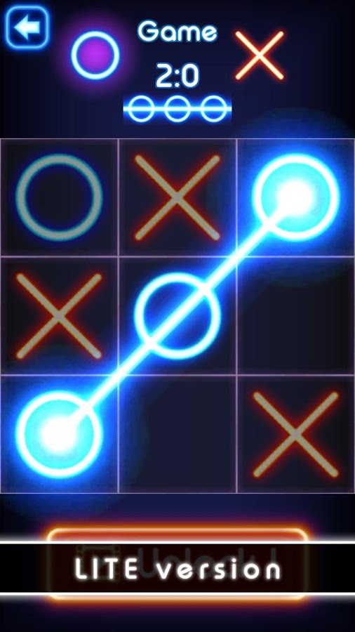 Tic Tac Toe glow - Free Puzzle Game截图3