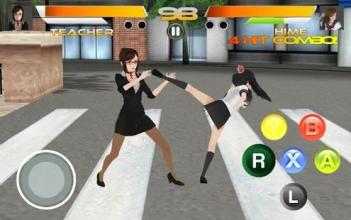 Schoolgirls Battle - Fighting Rumble Arena截图4