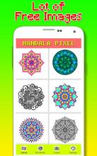 Mandala Color By Number - Pixel Art截图1