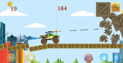 Gun Truck Climb Challenge截图4