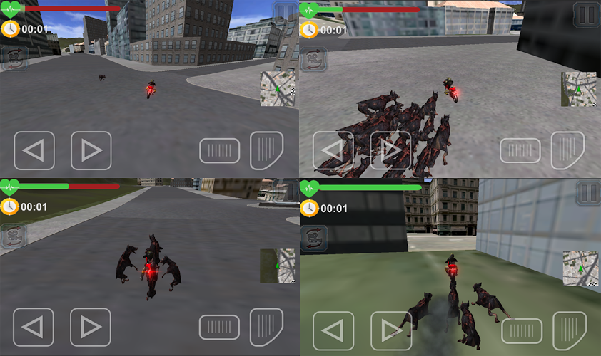 Zombie City: Bike Racing截图1