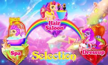 Rainbow Pony Horse Makeover: Pet Grooming Salon截图4