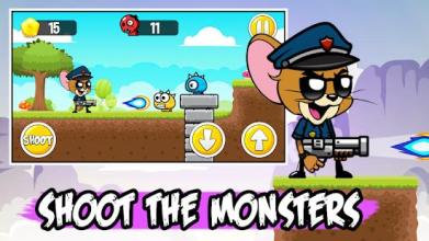 Jerry The Shooter Run: Epic Mouse Adventure截图3