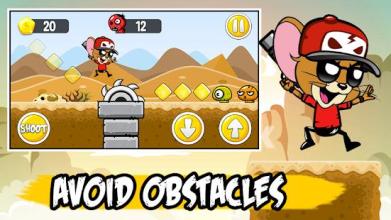 Jerry The Shooter Run: Epic Mouse Adventure截图2