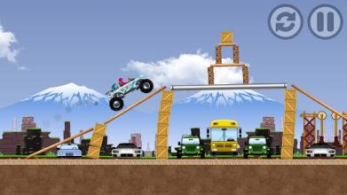 Stickman Racing Destruction Truck Game截图5