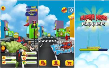 Super Hero 3D Subway Runner截图2