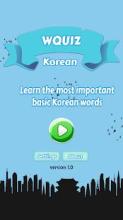 W Quiz Korean Beginner截图5