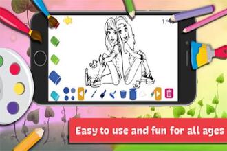 App Drawing Coloring for Lego Friends by Fans截图1