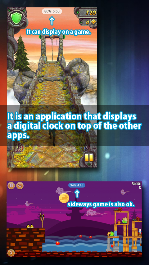 Overlay Digital Clock截图1