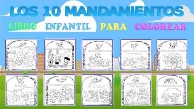 LOS 10 MANDAMIENTOS PARA COLOREAR截图1