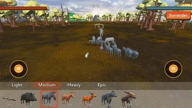 Animal Battle Simulator Forest Kingdom截图4