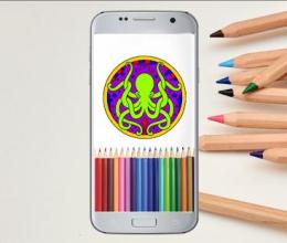 Doodle Works Jumbo Coloring Poster截图1