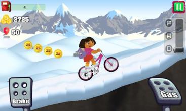 Little Dora Bike Climb : dora games free for kids截图5