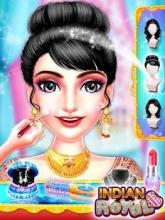 Indian Royal Wedding Salon - Makeover Girl Game截图3