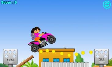 Little Dora ATV Racing Adventure : dora games free截图3