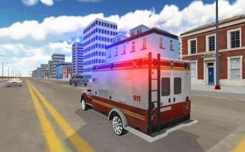 Ambulance Game Save Life Simulator 3D截图3