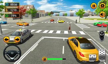 Taxi Driver - 3D City Cab Simulator截图2