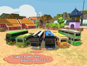 Coach Bus Driving Simulator: Blocky City 2018截图5