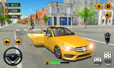 Taxi Driver - 3D City Cab Simulator截图3